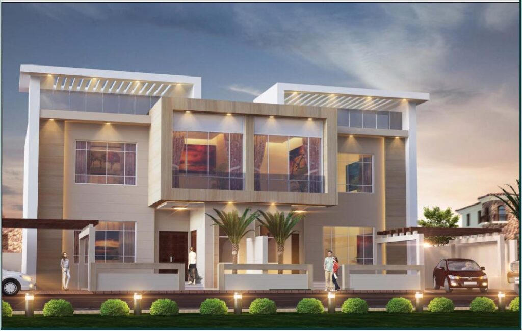 G+1 Investment Villas 4 nos on Plot. 3764727 at Al Barsha Third - Dubai